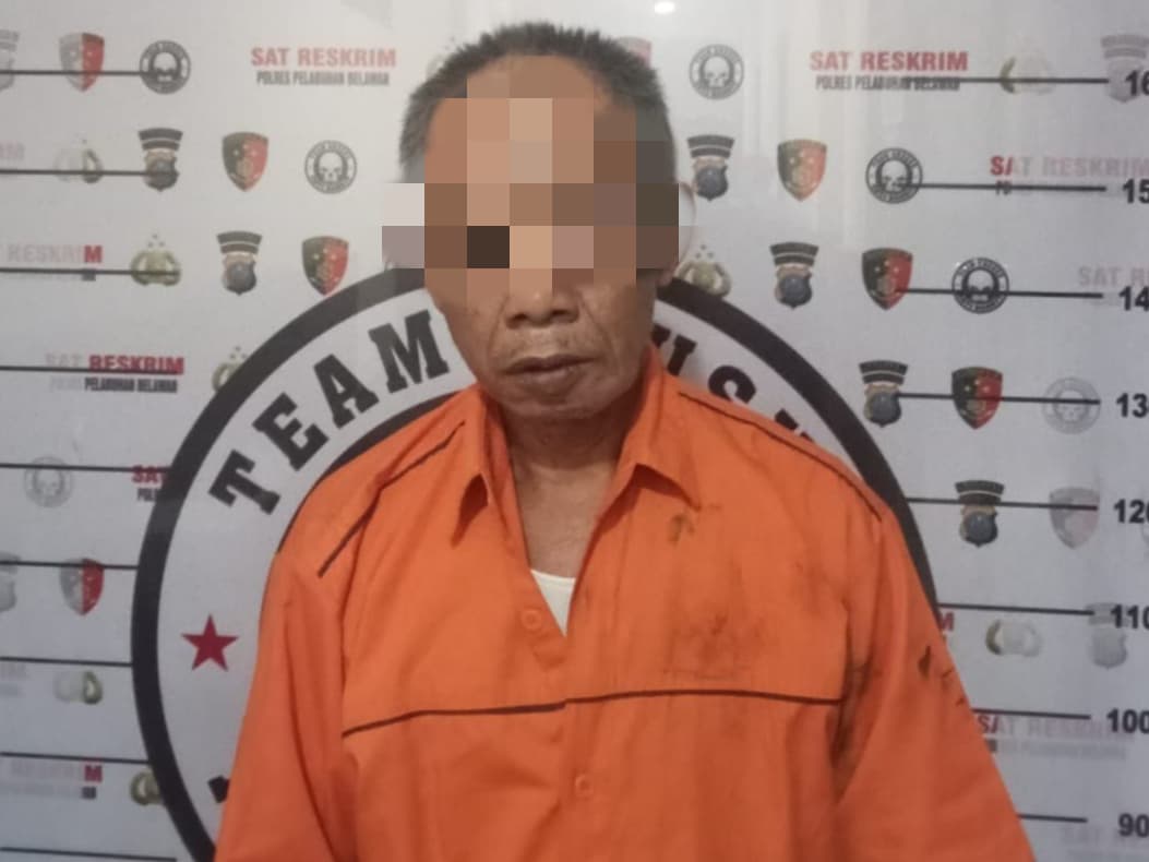 Cabuli Korban Hingga Hamil 5 Bulan, Sat Reskrim Polres Pelabuhan Belawan Tangkap Kakek 62 Tahun