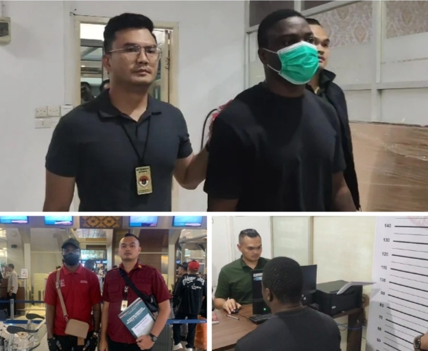 Imigrasi Belawan Deportasi WNA Asal Nigeria. Diduga Jual Beli Barang Luar Negeri