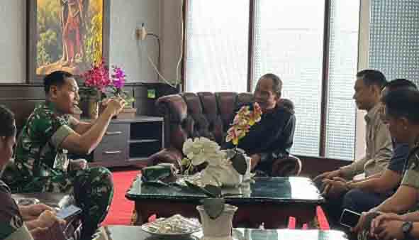 Danrem 102/Pjg Brigjen TNI Wimoko Silaturahmi ke DPRD Kalteng