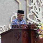 Plt Sekda Sampaikan Pidato Jawaban Gubernur Atas Pemandangan Umum Fraksi Pendukung DPRD