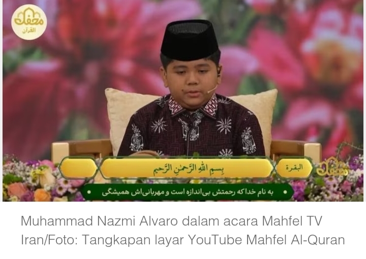 Qori Cilik Muhammad Najmi Alvaro Asal Tamiang Layang Kalteng, Pukau Dunia dengan Suara Indahnya