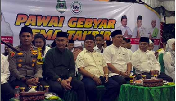 Waket I DPRD Kapuas Hadiri Pelepasan Pawai Gebyar Gema Takbir Hari Raya Idul Fitri 1446 Hijriah