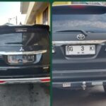 Plat Nopol Kendaraan Kembar, Parkir di Polres Pelabuhan Belawan. Ada yang Mau Ngaku ini Mobil Siapa?