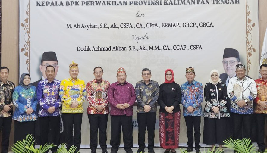 Waket I DPRD Kalteng Hadiri Sertijab Kepala BPK Perwakilan Kalteng