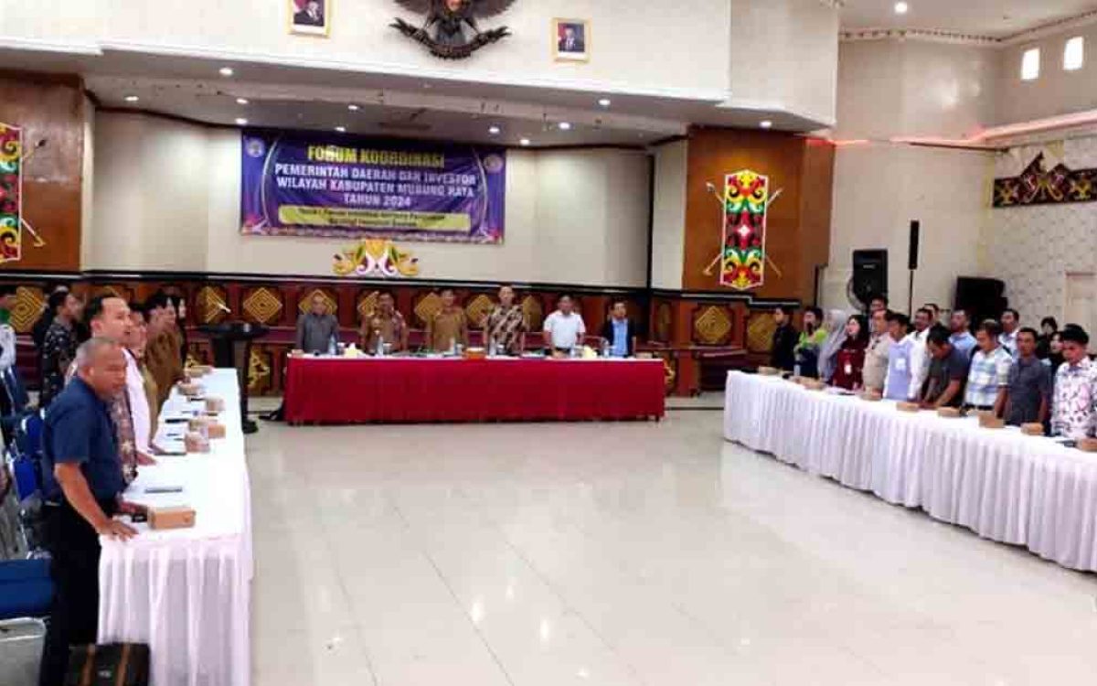 DPMPTSP Gelar Forum Koordinasi Pemerintah Daerah dan Investor Wilayah Kabupaten Murung Raya 2024