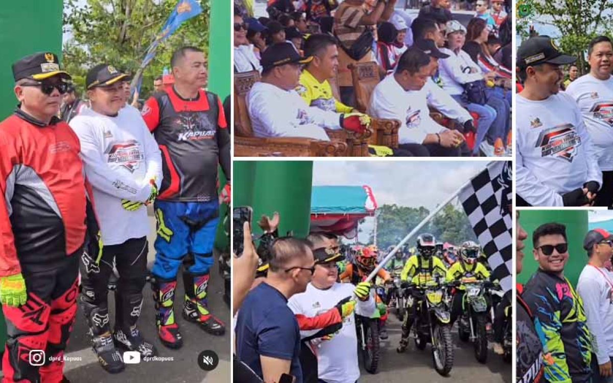 Unsur Pimpinan DPRD Ikuti Bupati Kapuas Trail Adventure #3 2025