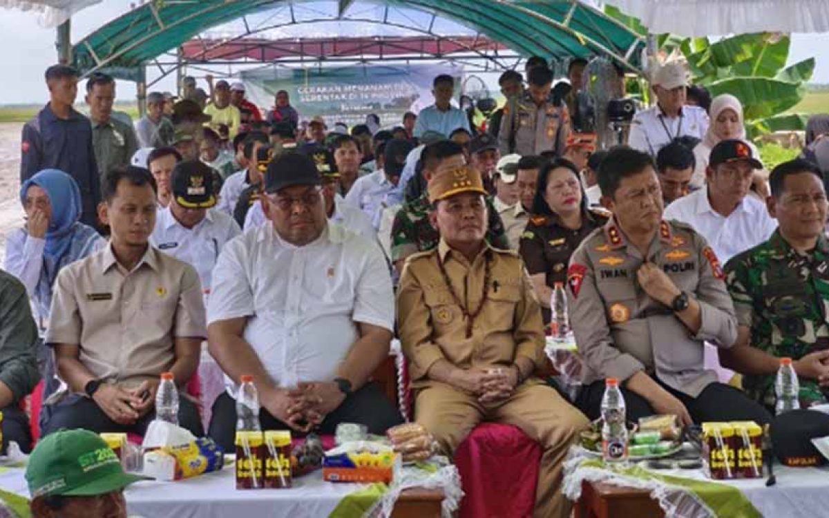 Waket II DPRD Kalteng : Gerakan Tanam Padi Sebagai Bentuk Dukungan Terhadap Percepatan Swasembada Pangan Nasional