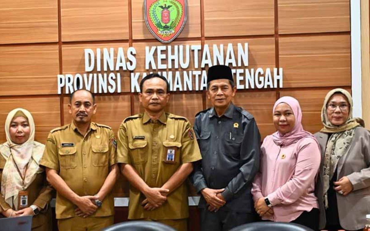 Sekretaris Dinas Kehutanan Kalteng Apresiasi Kunjungan Komisi I DPRD