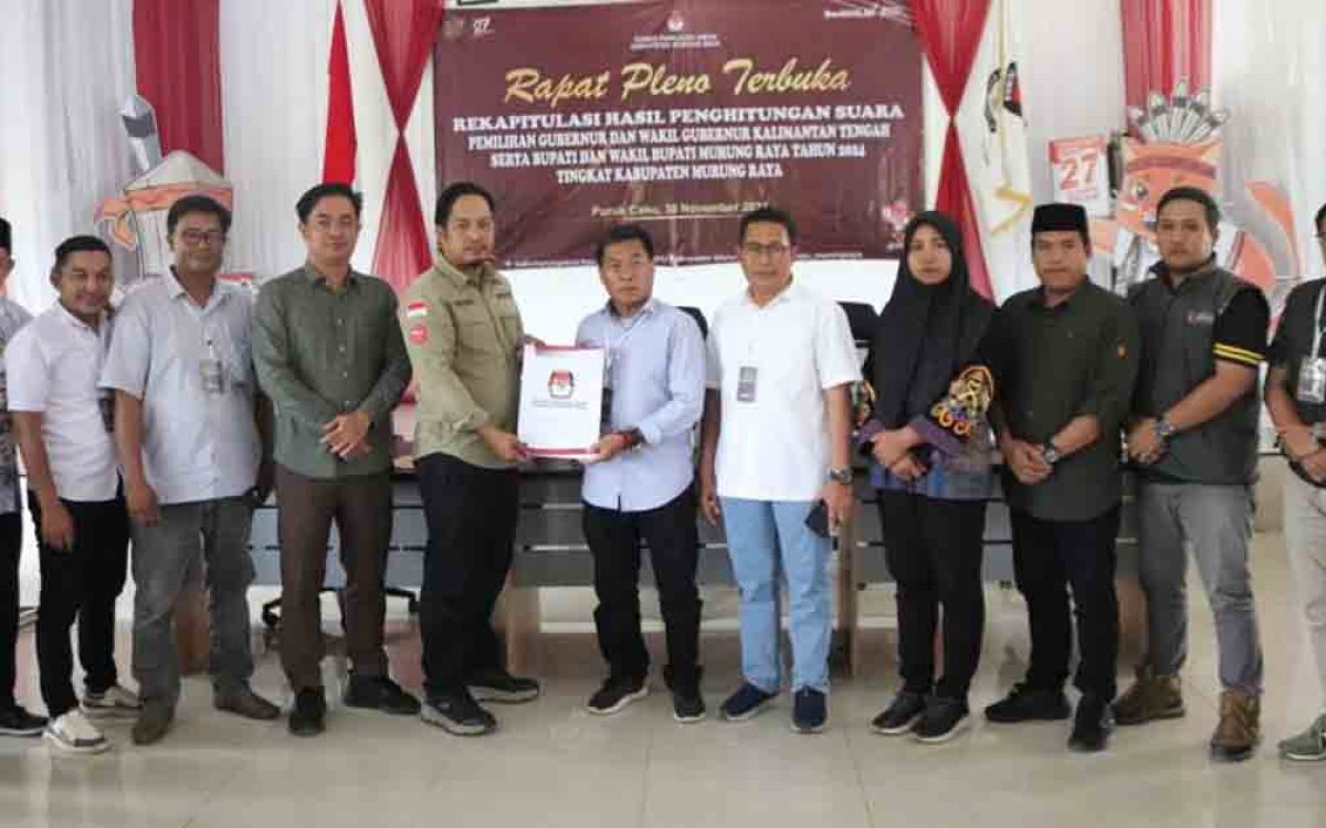 KPU Mura Gelar Rapat Pleno Terbuka Rekapitulasi Hasil Perhitungan Suara Cabup dan Cawabup
