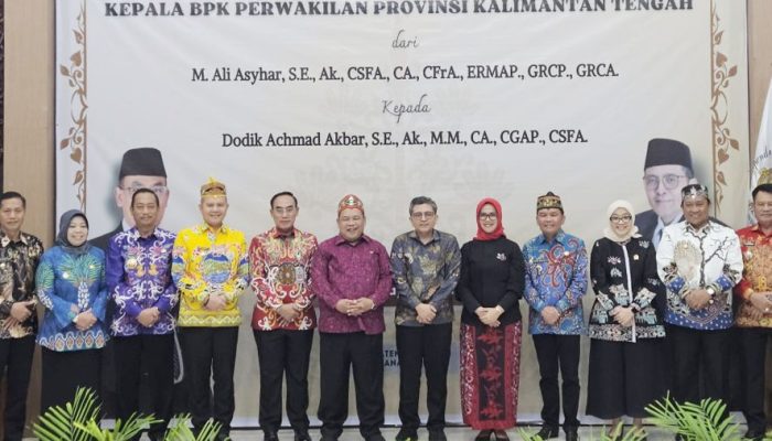 Waket I DPRD Kalteng Hadiri Sertijab Kepala BPK Perwakilan Kalteng