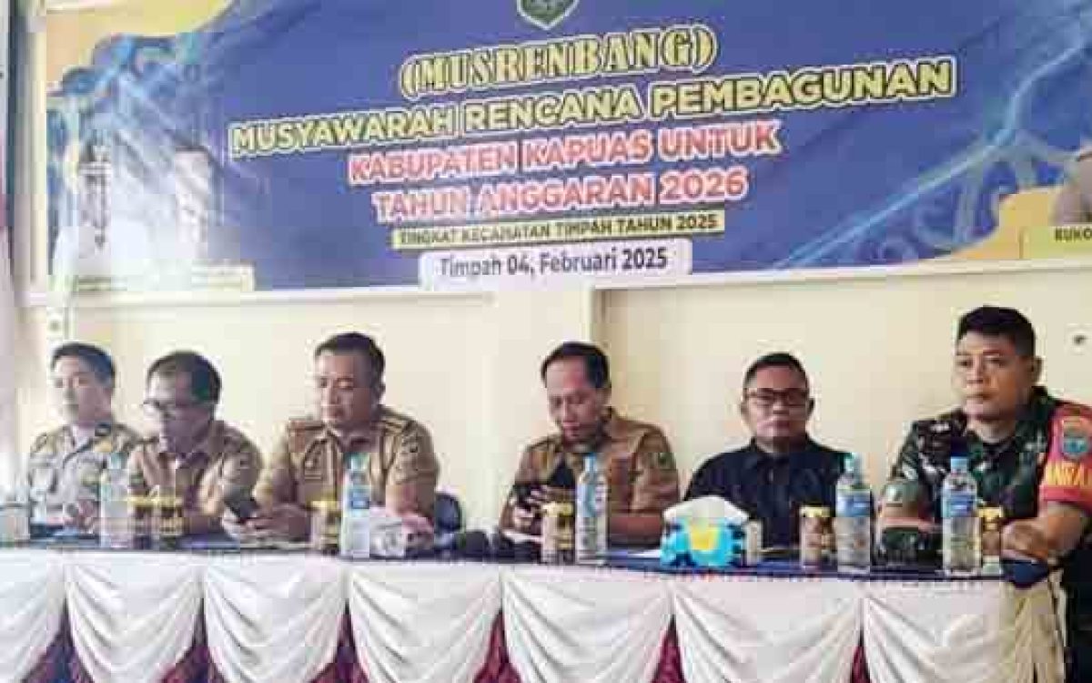 Musrenbang tingkat Kecamatan Timpah. (Foto : Setwan Kapuas)