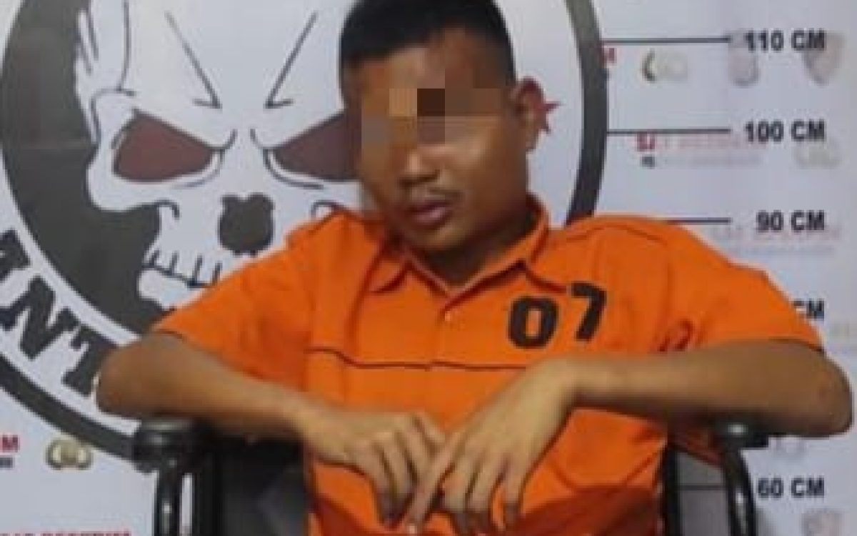 Bakar Ayah Kandung, Sat Reskrim Tembak Pelaku Karena Melawan Saat Ditangkap