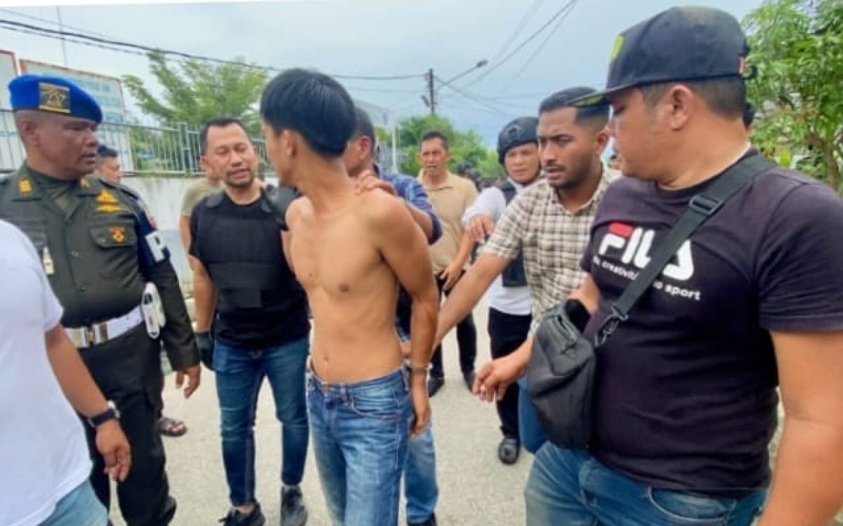 Personel Gabungan TNI-Polri Tangkap 7 Terduga Pelaku Penyerangan Anggota Polres Pelabuhan Belawan