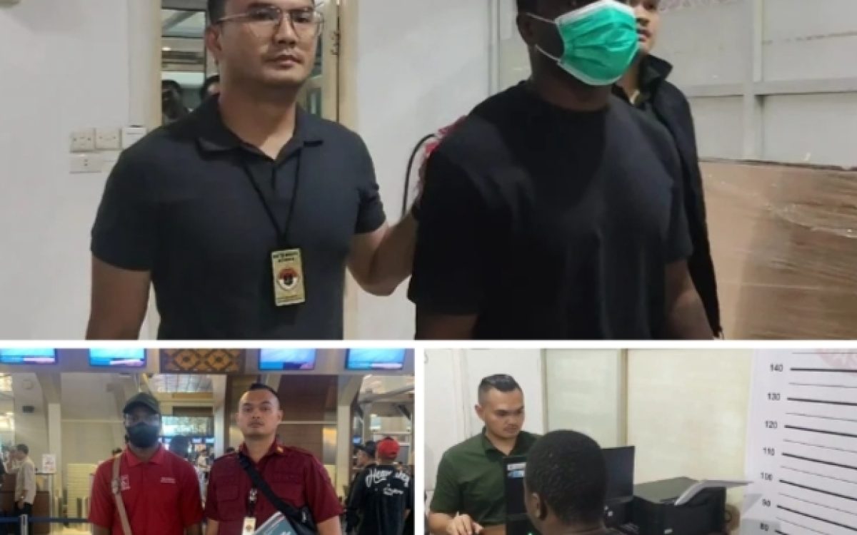Imigrasi Belawan Deportasi WNA Asal Nigeria. Diduga Jual Beli Barang Luar Negeri