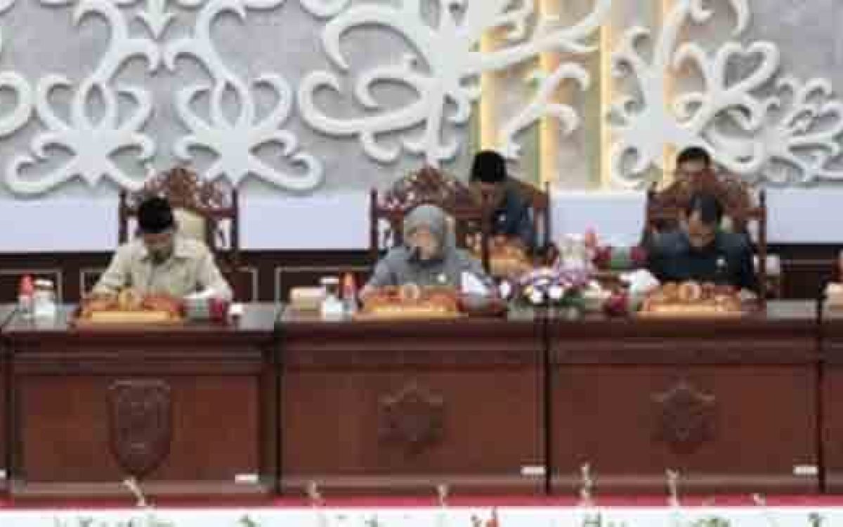 DPRD Kalteng Bentuk Tiga Pansus Bahas Empat Raperda