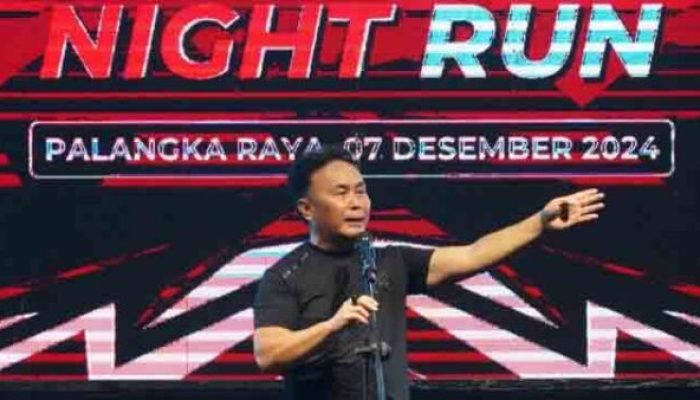 Gubernur Kalteng Hadiri Sabrun Night Run 5K