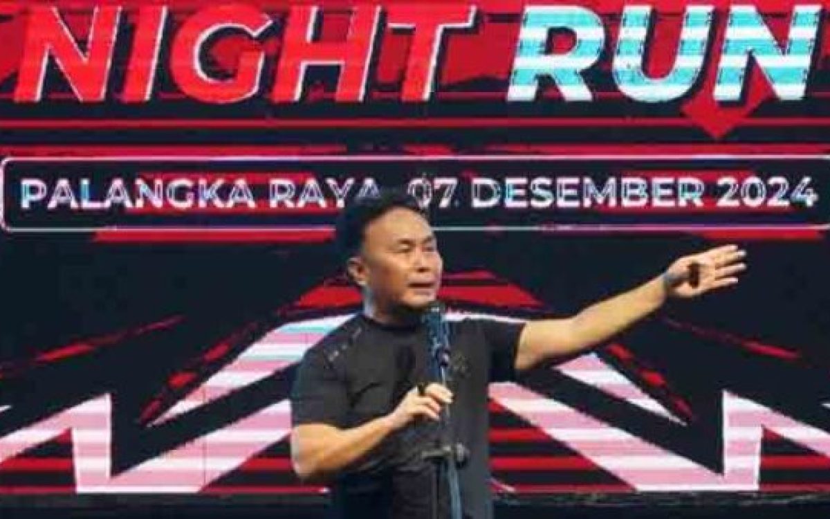 Gubernur Kalteng Hadiri Sabrun Night Run 5K
